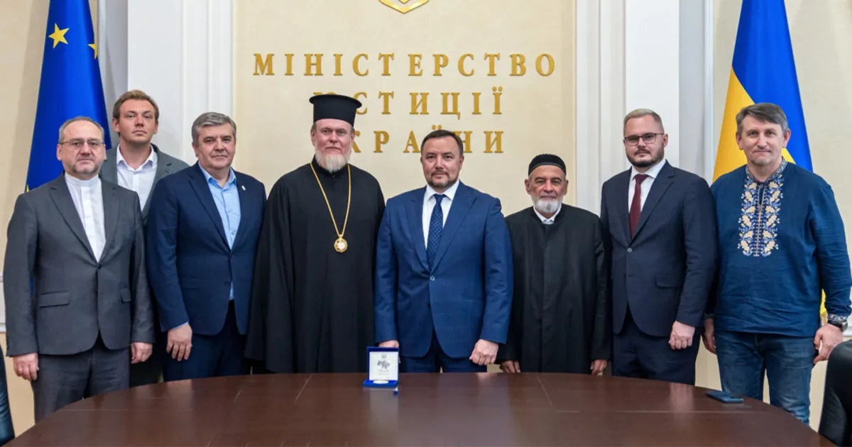 Представители Всеукраинского Совета Церквей и религиозных организаций